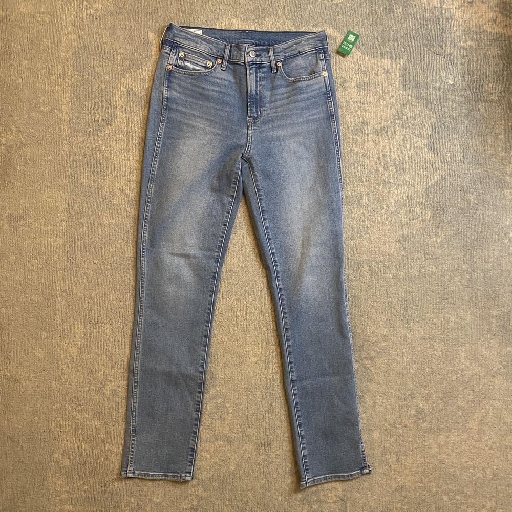 Gap 1969 Jeans Womens 29/8 Tall Medium Wash Blue Mid Rise Vintage Slim Skinny